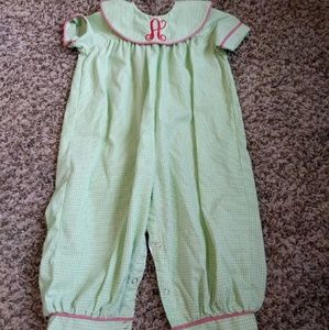 Smocked romper